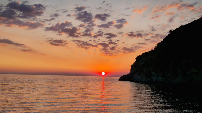 ISCHIA SONNENUNTERGANG